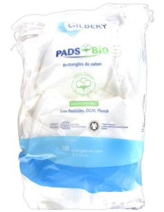 Gilbert Rectangles de Coton Bio - 180 cotons