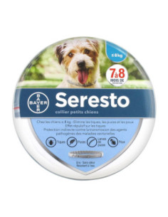 Bayer Seresto Collier Antiparasitaire Petits Chiens - 1...
