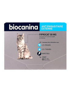 Biocanina FiproCat 50mg - 3 pipettes