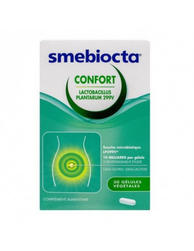 Smecta Smebiocta Confort 30 Gelules Vegetales