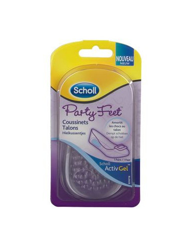 Scholl ActivGel Party Feet coussinets talons - 1 paire