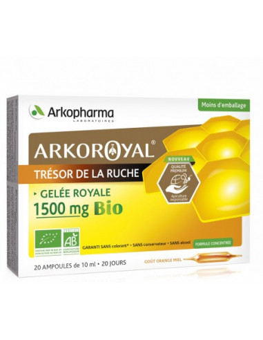 ARKOROYAL® Gelée Royale Bio 1500mg - 20x10ml
