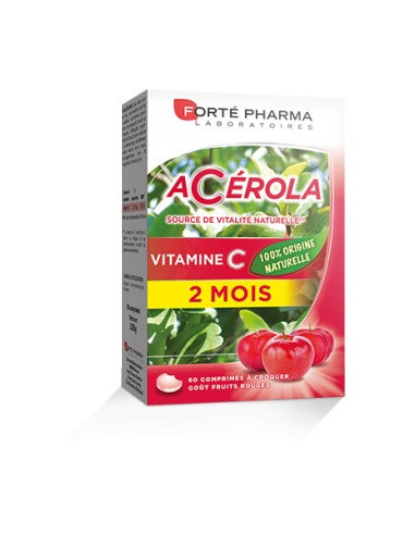 Acérola Vitamine C - 60 comprimés