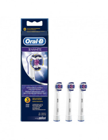 Oral-B 3D White Brossettes - 3 brossettes