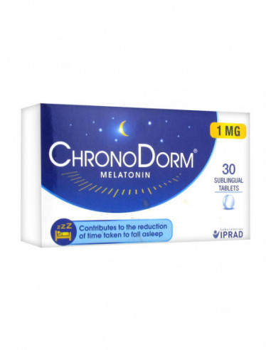 ChronoDorm Mélatonine - 30 Comprimés