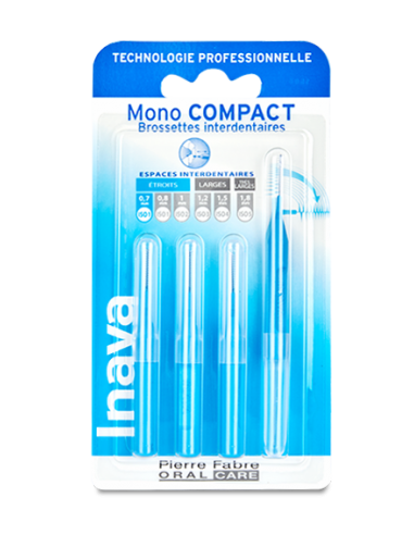INAVA  Mono Compact Brosettes Interdentaires - 4 brossettes