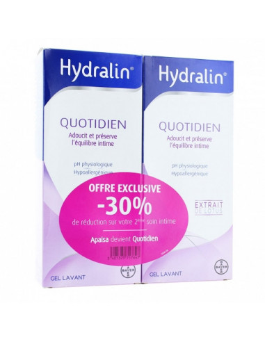 Hydralin Quotidien DUO - 2x400ml
