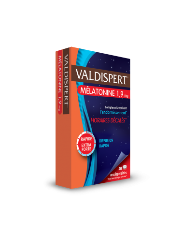 Valdispert Mélatonine 1,9 mg Orodispersible - 40 comprimés
