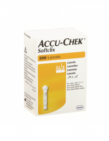 Accu Chek Softclix - 200 lancettes