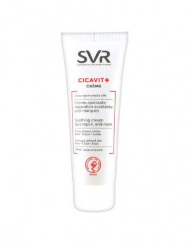 SVR Cicavit+ Crème  Apaisante Réparatrice - 40 ml