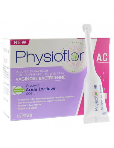 Physioflor AC gel vaginal - 8 unidoses