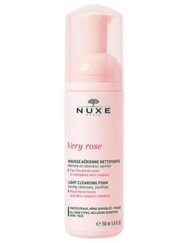 Nuxe Very rose Mousse Aérienne Nettoyante - 150 ml