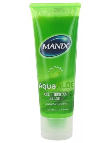 Manix Aqua Aloe Gel Lubrifiant Sensitif - 80ml