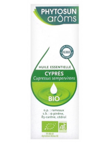 Phytosun Arôms huile essentielle Cyprès Bio - 10ml