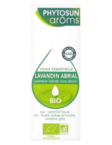 Phytosun Arôms huile essentielle Lavandin Abrial  Bio - 10ml
