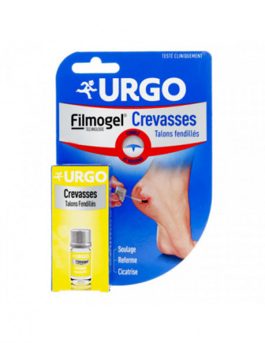 Urgo Filmogel crevasses talons fendillés pansement liquide - 7.5 ml