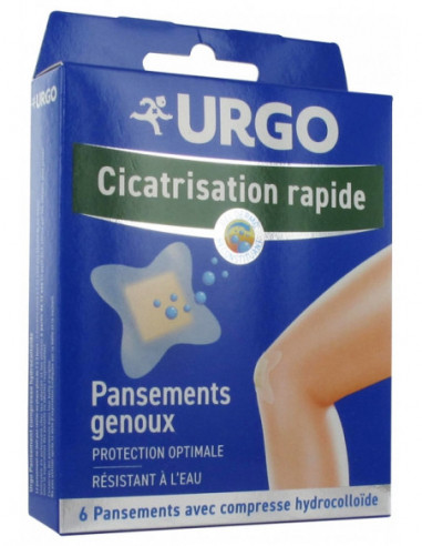 Urgo Cicatrisation Rapide Genou - 6 Pansements