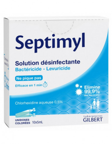 Gilbert Septimyl solution désinfectante - 10 unidoses