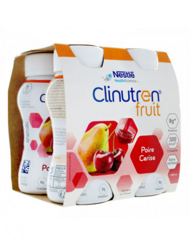 Clinutren Fruit saveur poire cerise - 4x200ml