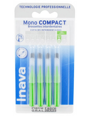 Inava Mono Compact 4 Brossettes Interdentaires - Taille : ISO6 2,2 mm