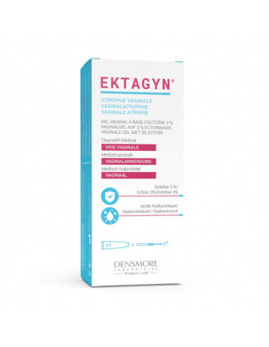 Densmore Ektagyn Gel vaginal - 30 ml + 7 applicateurs