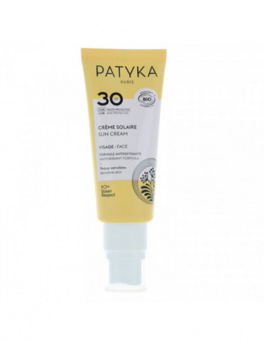 Patyka Crème solaire visage bio SPF 30 - 40 ml