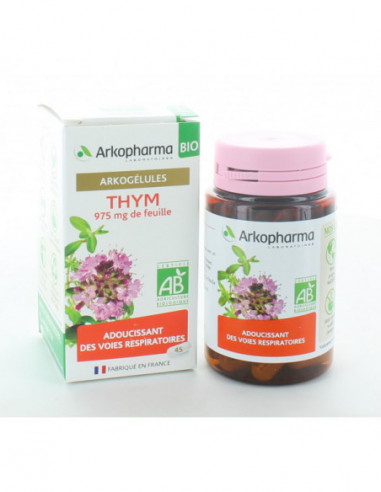 Arkopharma Arkogélules thym Bio - 45 gélules