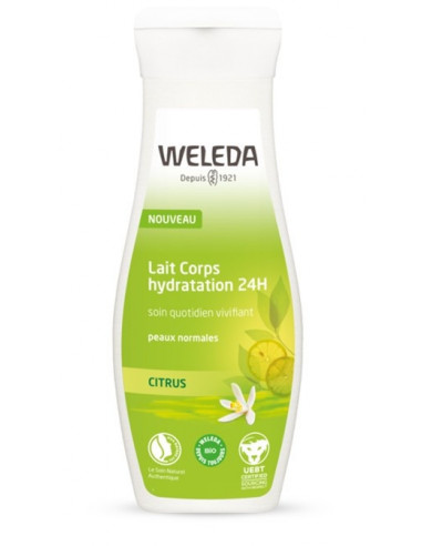 Weleda Citrus Lait corps bio Hydratation 24 h - 200 ml