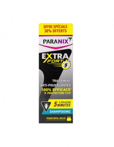 Paranix Extra Fort Shampooing Anti-Poux & Lentes - 300ml + 30% OFFERTS