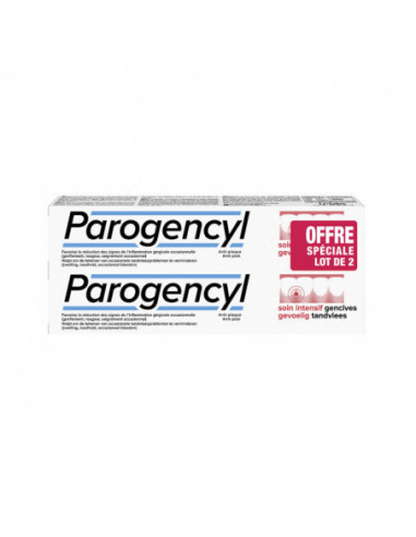 Parogencyl Soin Intensif Gencives Dentifrice - 2 x 75 ml