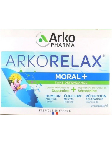 Arkopharma Arkorelax Moral+ 30 comprimés