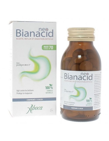  Aboca NeoBianacid Acidité et Reflux - 70 comprimés