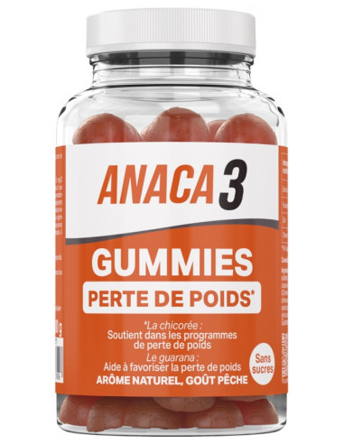 Anaca3 Gummies Perte de Poids - 60 Gummies