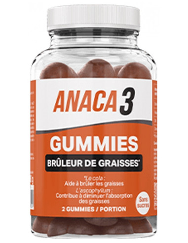 Anaca3 Gummies Brûleur de Graisses - 60 Gummies