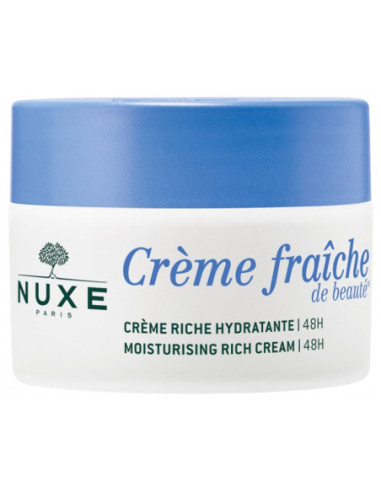 Nuxe Crème Fraîche de Beauté Crème Riche Hydratante 48H - 50 ml