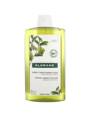 Klorane Shampoing à la pulpe de cédrat - 400ml