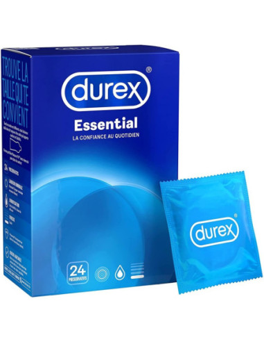 Durex Essential - 24 Préservatifs 