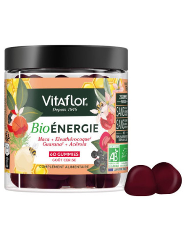 Vitaflor Bio Énergie- 60 Gummies