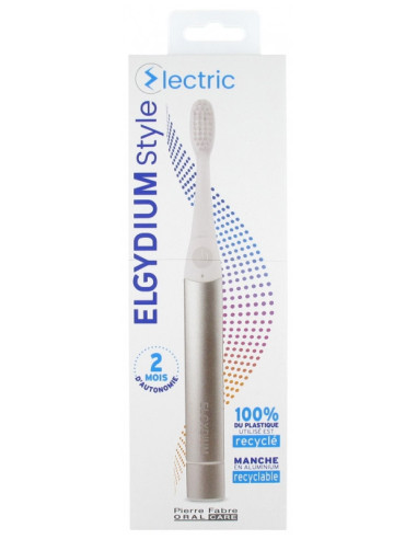Elgydium Brosse à dents Style Electric Argent - 1 unité 