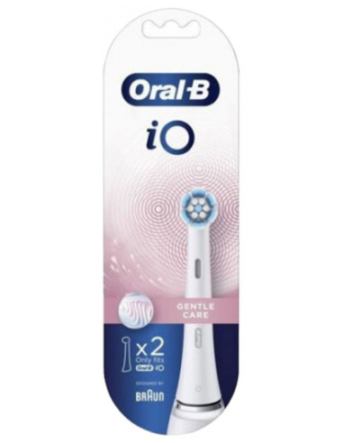 Oral-B IO Gentle Care Brossettes Couleur : Blanc - 2 unités