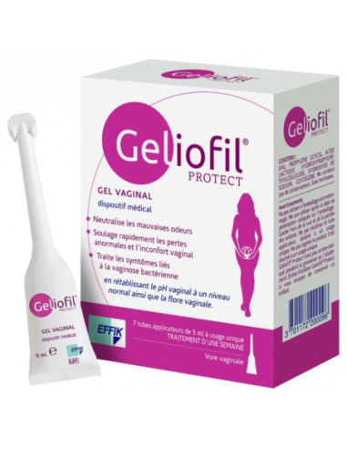Effik Geliofil Protect Gel Vaginal - 7 Tubes de 5 ml