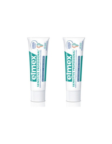 Dentifrice Elmex SENSITIVE PROFESSIONAL Blancheur - 2x75ml