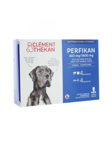 Clément Thékan Perfikan 402mg/3600mg Très Grands Chiens - 4 x 6,60ml