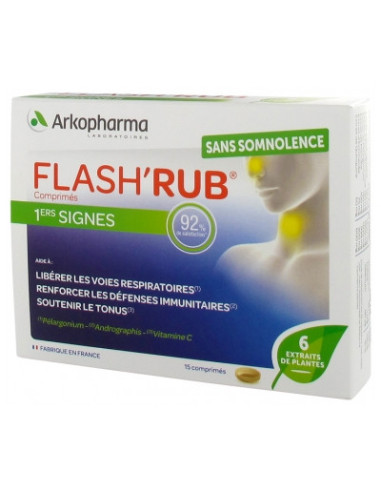 Arkopharma Flash'Rub - 15 comprimés